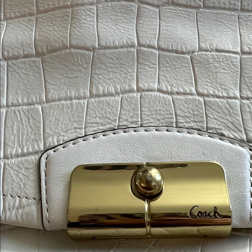 Coach Kristin Crocodile Embossed Bag 22924 - Picture 13 of 13
